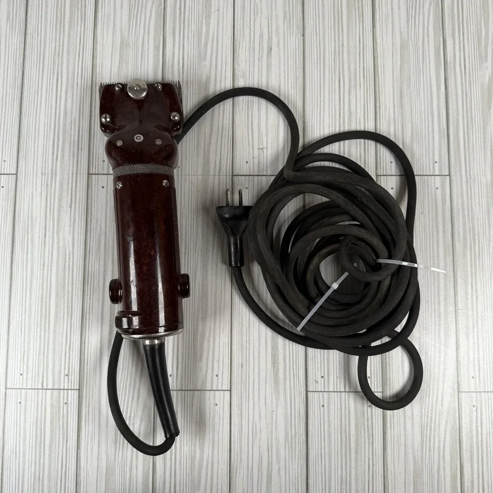 Vintage Oster Golden‎ A3 Horse/Animal Pet Clippers Adjustable Speed TESTED